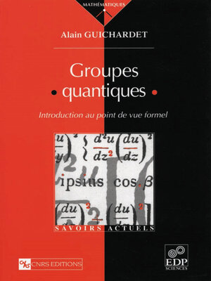 cover image of Groupes quantiques